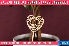 Valentine&#039;s Day Plant Stakes | Indoor Flowers Decoration|CNC Product Image 1