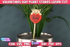 Valentine&#039;s Day Plant Stakes | Indoor Flowers Decoration|CNC Product Image 1