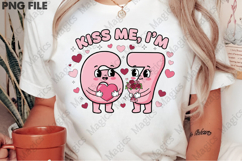 Valentines Day Png Kiss Me I'm 6 7 PNG Product Image 2