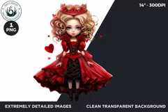 Valentine's day Sublimation - Queen of Heart Clipart Product Image 2