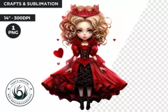 Valentine's day Sublimation - Queen of Heart Clipart Product Image 1