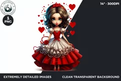 Valentine's day Sublimation - Queen of Heart Clipart Product Image 2