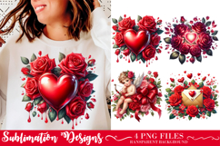 Valentines Day Rose Clipart Product Image 1