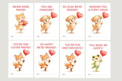 Valentine Classroom Animal Cards, school valentines Product Image 4