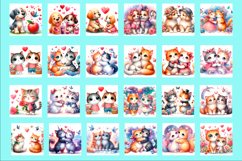 Valentines Day Square Coaster |Cute animals, animal Product Image 3