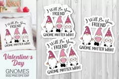 Valentine's Gnome, I Will Be Your Friend Gnome Matter What Product Image 5