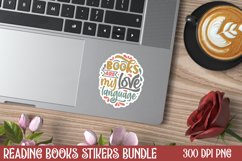 Books are my love language Sticker Product Image 1