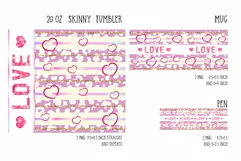 valentines day sublimation design with love and heart