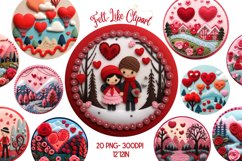 Valentines Day Sublimation Designs Bundle - 20pcs - 300 DPI Product Image 1