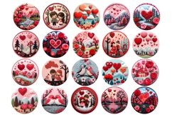 Valentines Day Sublimation Designs Bundle - 20pcs - 300 DPI Product Image 3