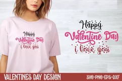Happy valentine's day to myself, I love you SVG Product Image 1