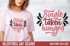 Single taken hungry SVG Product Image 1