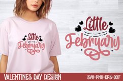 Little february SVG Product Image 1