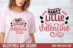 Nana's little valentine SVG Product Image 1