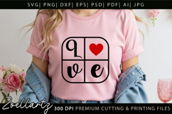 Valentine's Day SVG PNG EPS DXF Love Heart SVG for Cricut Product Image 1