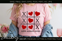 Valentines Day SVG Cut File Love Wins SVG PNG Couple T-shirt Product Image 1