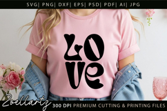 Valentine's Day SVG PNG EPS DXF Love Heart SVG for Cricut Product Image 3