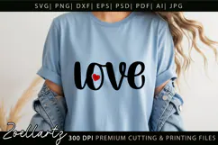 Valentine's Day SVG PNG EPS DXF Love Heart SVG for Cricut Product Image 4