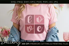 Valentine's Day SVG PNG EPS DXF Love Heart SVG for Cricut Product Image 2