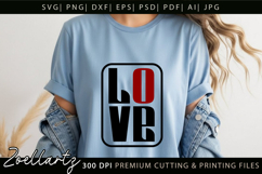 Valentine's Day SVG Love Hearts Couple T-shirt Mug Designs Product Image 3