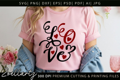 Valentine's Day SVG PNG EPS DXF Love Heart SVG for Cricut Product Image 2