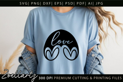 Valentine's Day SVG PNG EPS DXF Love Heart SVG for Cricut Product Image 3