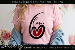 Valentine's Day SVG PNG EPS DXF Love Heart SVG for Cricut Product Image 4