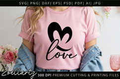 Valentine's Day SVG PNG EPS DXF Love Heart SVG for Cricut Product Image 3