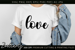 Valentine's Day SVG PNG EPS DXF Love Heart SVG for Cricut Product Image 3