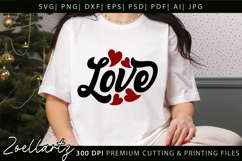 Valentine's Day SVG PNG EPS DXF Love Heart SVG for Cricut Product Image 3