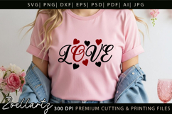 Valentine's Day SVG PNG EPS DXF Love Heart SVG for Cricut Product Image 2
