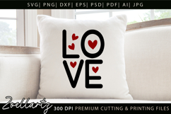Valentine's Day SVG PNG EPS DXF Love Heart SVG for Cricut Product Image 1