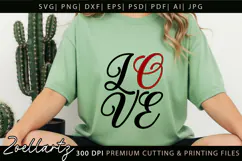 Valentine's Day SVG Love Hearts Couple T-shirt Mug Designs Product Image 5