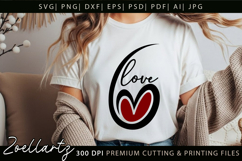 Valentine's Day SVG PNG EPS DXF Love Heart SVG for Cricut Product Image 5