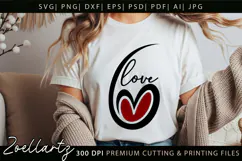 Valentine's Day SVG PNG EPS DXF Love Heart SVG for Cricut Product Image 5