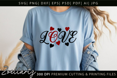 Valentine's Day SVG PNG EPS DXF Love Heart SVG for Cricut Product Image 3