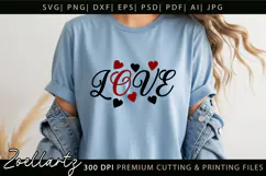 Valentine's Day SVG PNG EPS DXF Love Heart SVG for Cricut Product Image 3