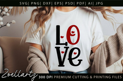 Valentine's Day SVG PNG EPS DXF Love Heart SVG for Cricut Product Image 1