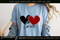 Valentine's Day SVG PNG EPS DXF Love Heart SVG for Cricut Product Image 3