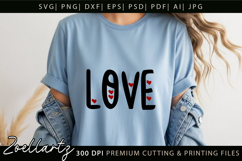 Valentine's Day SVG PNG EPS DXF Love Heart SVG for Cricut Product Image 1