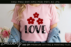 Valentine's Day SVG PNG EPS DXF Love Heart SVG for Cricut Product Image 1
