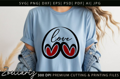 Valentine's Day SVG PNG EPS DXF Love Heart SVG for Cricut Product Image 3