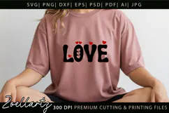 Valentine's Day SVG PNG EPS DXF Love Heart SVG for Cricut Product Image 5