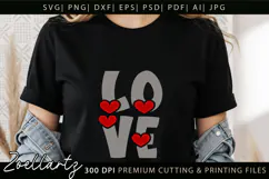 Valentine's Day SVG PNG EPS DXF Love Heart SVG for Cricut Product Image 3