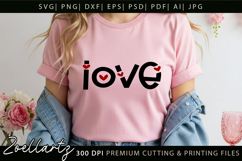 Valentine's Day SVG PNG EPS DXF Love Heart SVG for Cricut Product Image 4