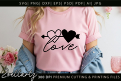 Valentine's Day SVG PNG EPS DXF Love Heart SVG for Cricut Product Image 4