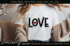 Valentine's Day SVG PNG EPS DXF Love Heart SVG for Cricut Product Image 4