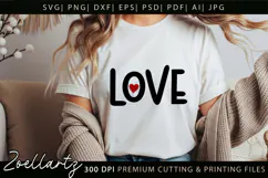 Valentine's Day SVG PNG EPS DXF Love Heart SVG for Cricut Product Image 4