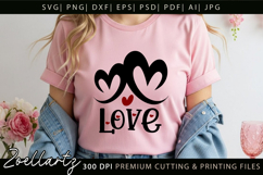 Valentine's Day SVG PNG EPS DXF Love Heart SVG for Cricut Product Image 5