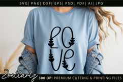 Valentine's Day SVG PNG EPS DXF Love Heart SVG for Cricut Product Image 1